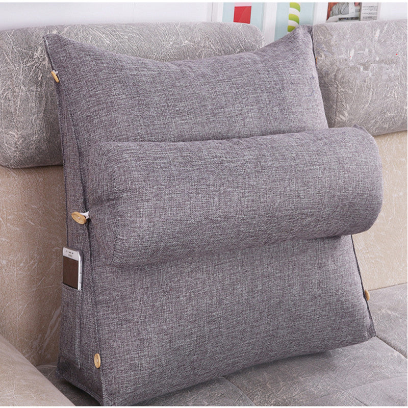 Multifunktionales Tatami-Kissen mit Rundkissen – Bild 1 | LuxeStyle