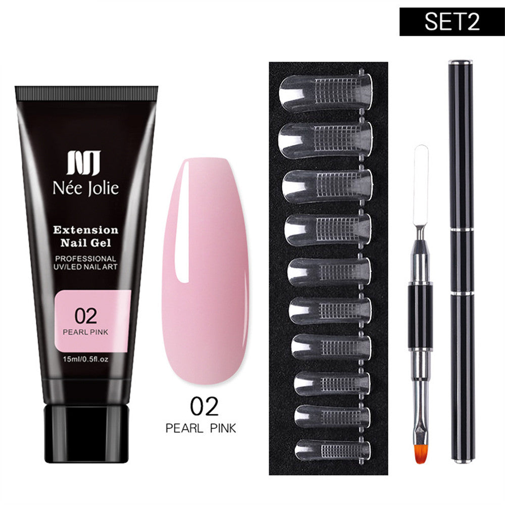 Nagelverlängerungs-Set mit Lichthärtungsgerät – Ansicht 5