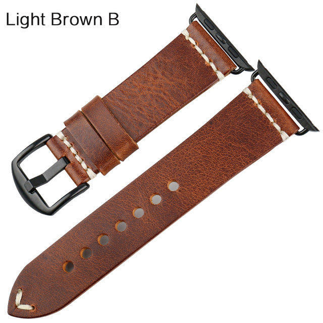 Leder-Uhrenarmband mit Dornschliesse – Bild 6 | LuxeStyle