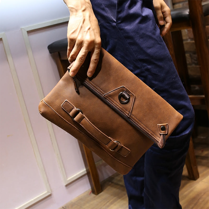 Herren-Clutch aus PU-Leder – Bild 3 | LuxeStyle