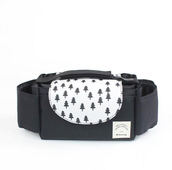 Kinderwagen-Organizer mit Flaschenhalter