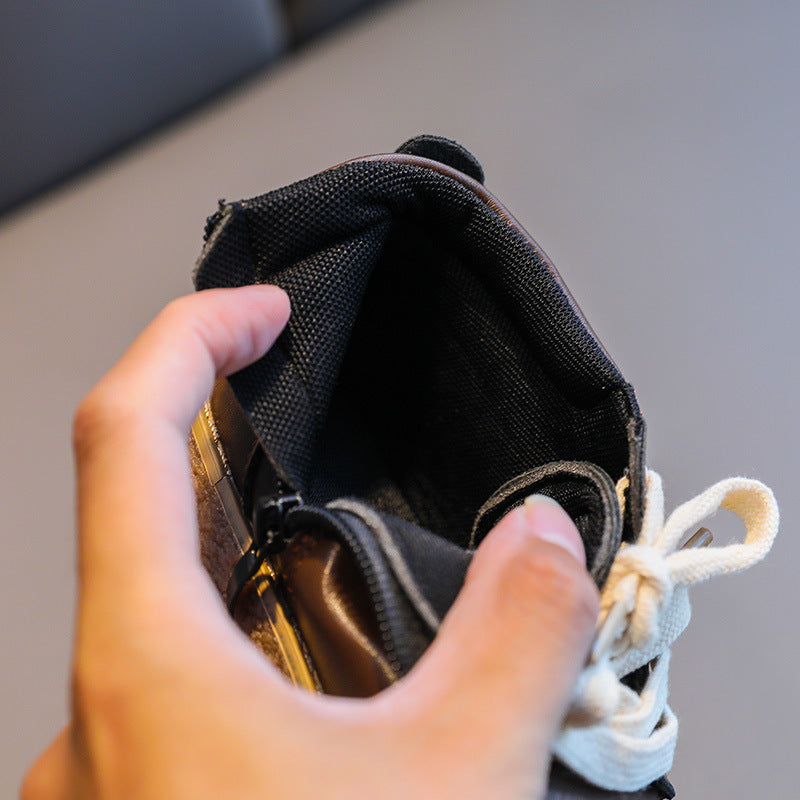Gefütterte Lauflernschuhe mit weicher Sohle | LuxeStyle