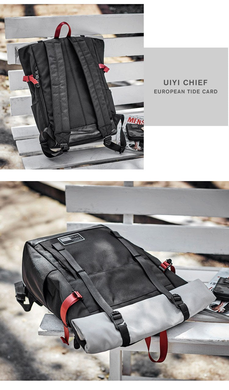 Roll-Up Rucksack mit 14-Zoll-Laptopfach – Bild 2 | LuxeStyle