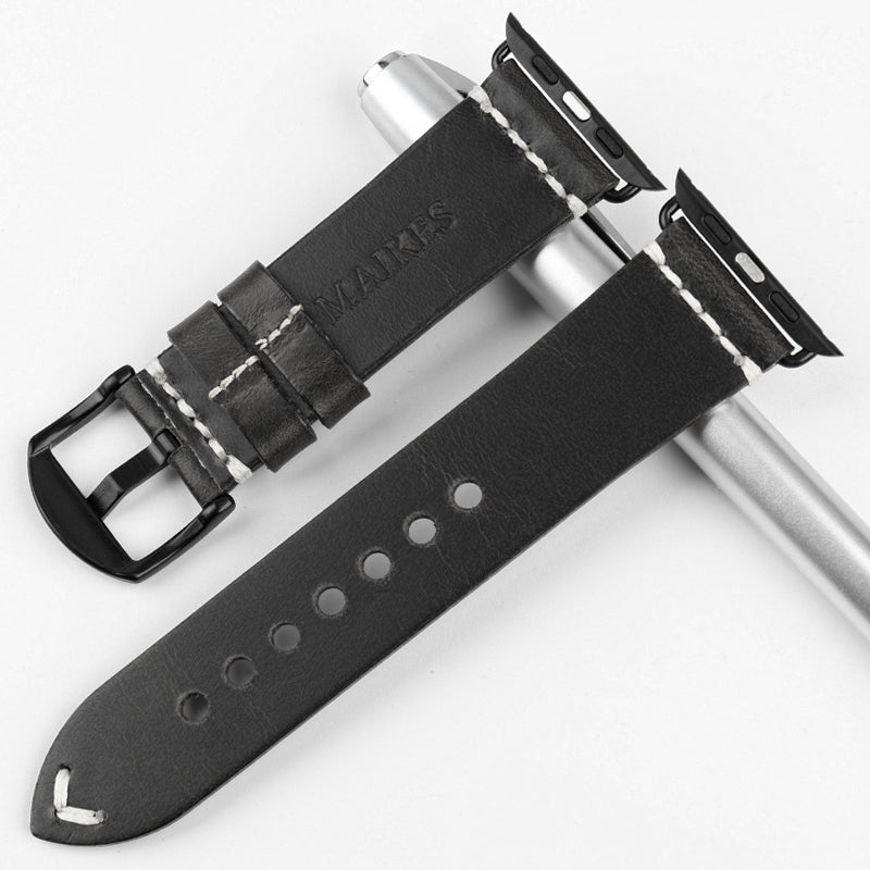 Leder-Uhrenarmband mit Dornschliesse – Bild 11 | LuxeStyle