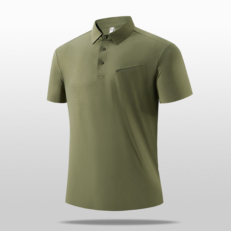 Business-Casual-Top mit Reissverschluss