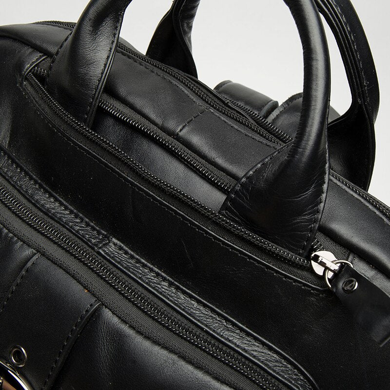 Echter Leder-Rucksack für Herren – Bild 3 | LuxeStyle