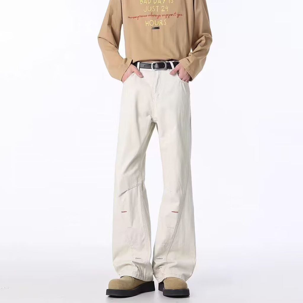 Bootcut Jeans mit seitlichem Reissverschluss – Bild 1 | LuxeStyle