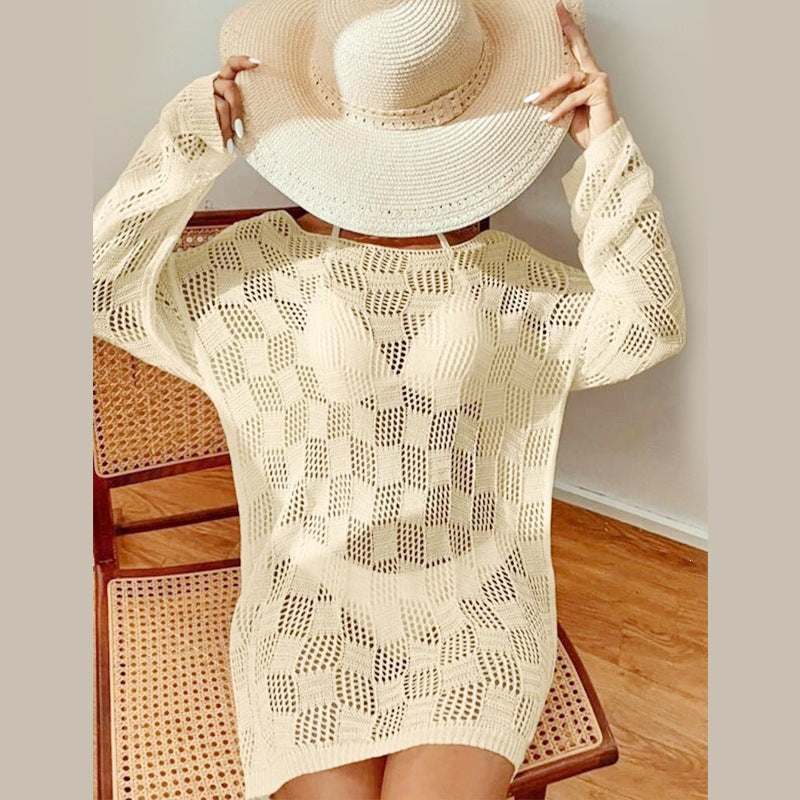 Strandkleid mit Kapuze