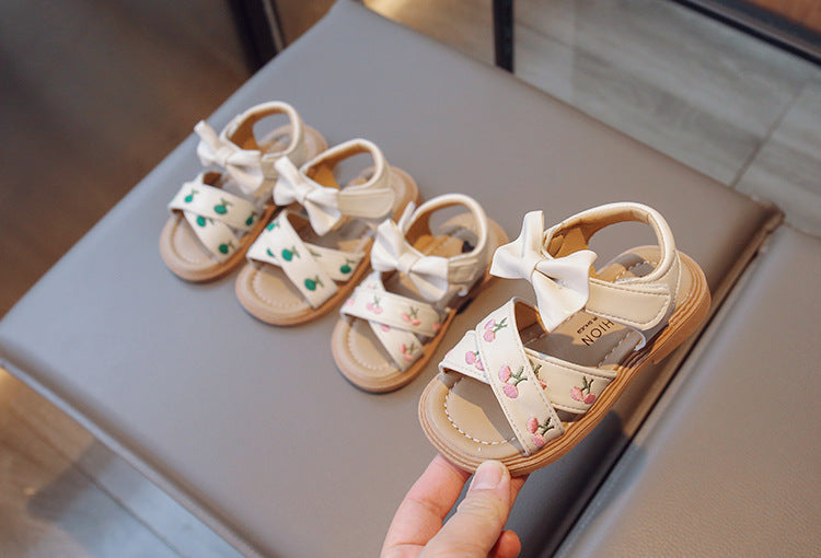 Prinzessinnenschuhe mit weicher Sohle und besticktem Obermaterial