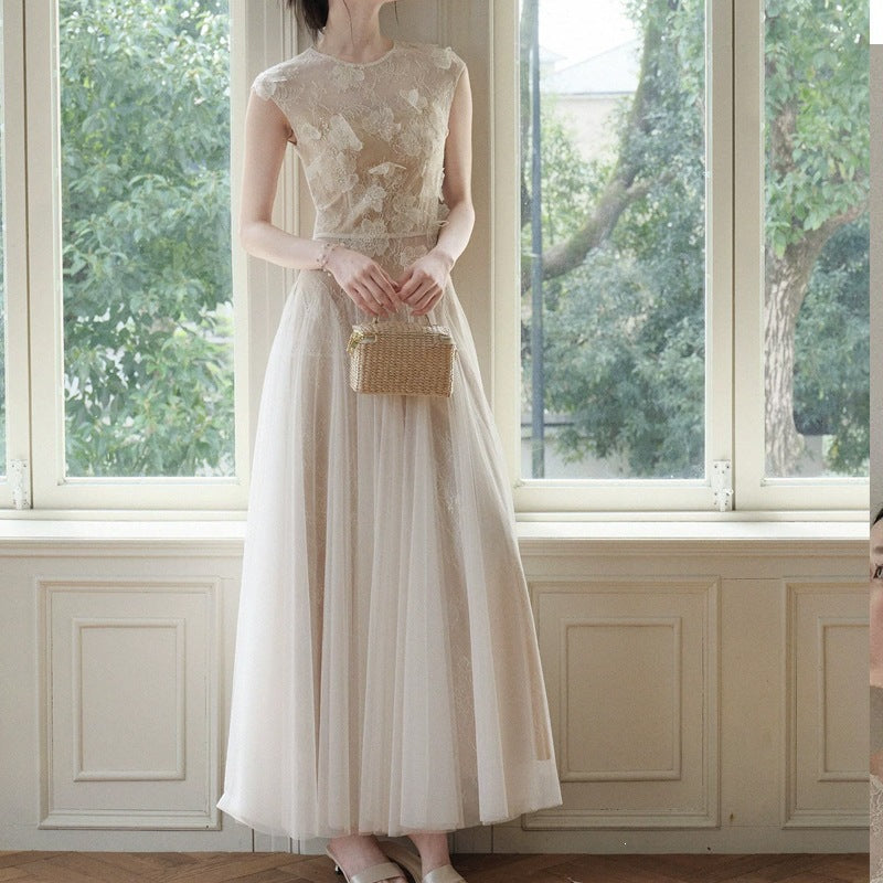 Tailliertes Midikleid im französischen Stil – Bild 2 | LuxeStyle