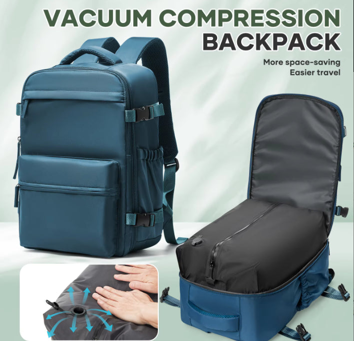 Robuster Rucksack mit Vakuumpumpe und Reissverschluss – Bild 12 | LuxeStyle