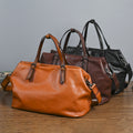 Retro Handtasche aus glänzendem Lackleder