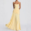 Trägerloses Chiffon Maxi-Kleid – Bild 7 | LuxeStyle