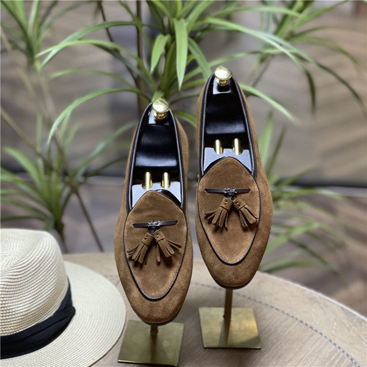 Retro Britische Beanie Schuhe für Herren – Bild 3 | LuxeStyle