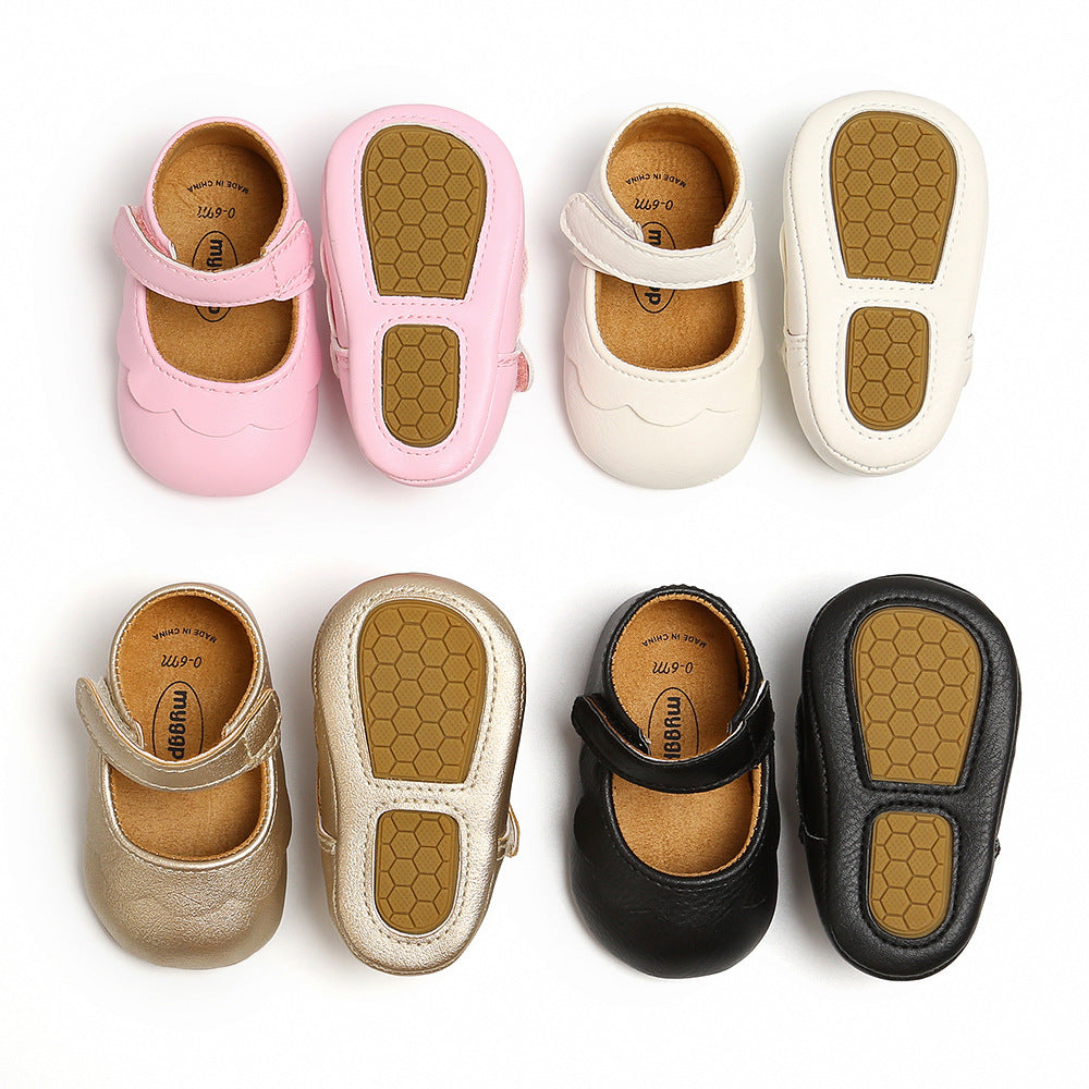 Einfarbige Lauflernschuhe für Baby-Mädchen