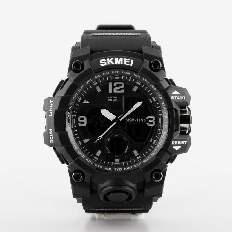 Multifunktionale Outdoor Sportuhr mit Dual-Display | LuxeStyle
