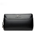 Männlicher Leder-Clutch mit Zahlencode-Schloss – Bild 2 | LuxeStyle