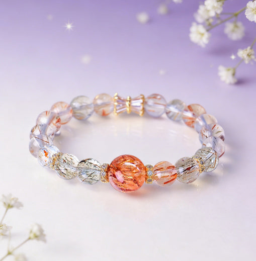 Armband mit Super Seven Kristallperlen – Bild 3 | LuxeStyle