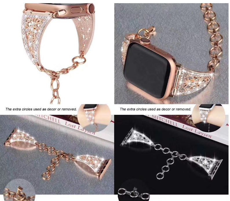 Armband für Apple Watch mit Strass – Bild 5 | LuxeStyle