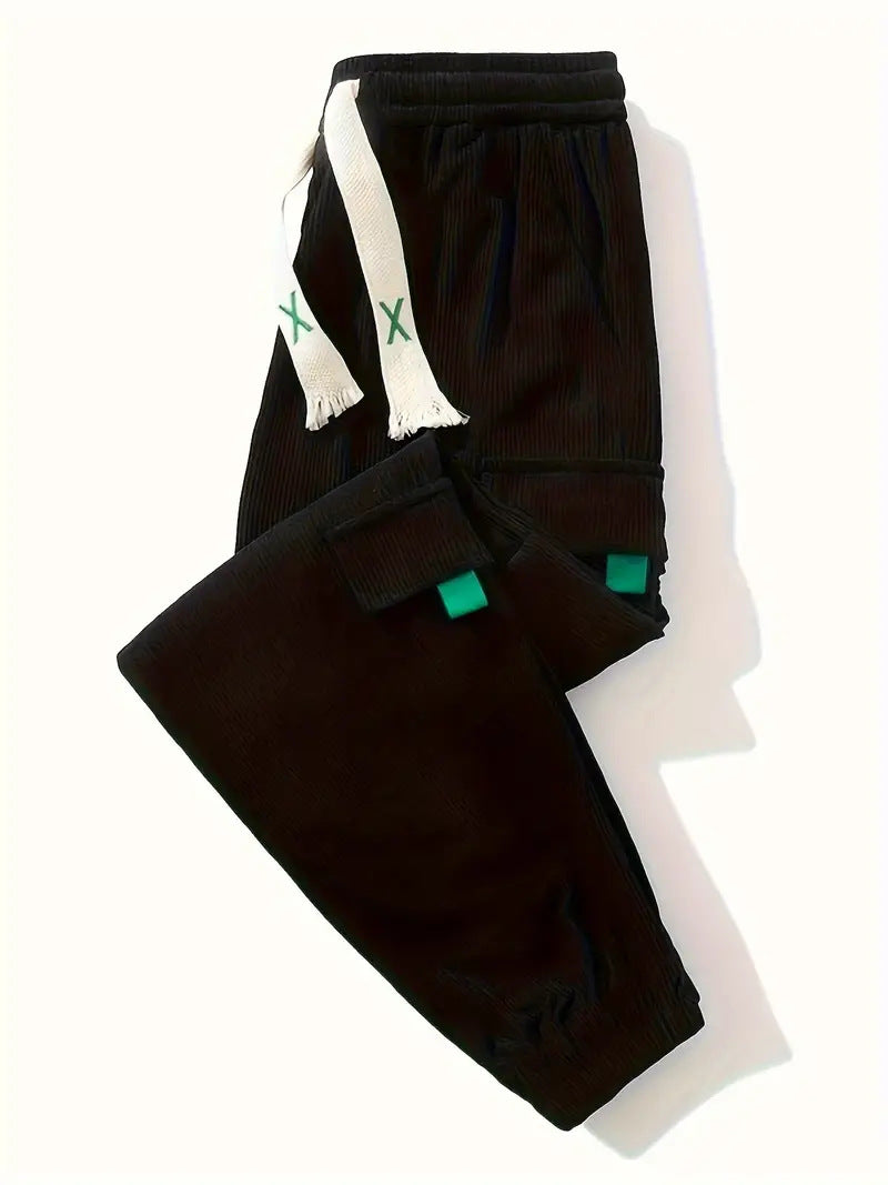 Cordschnurhosen für Herren, plus Grösse