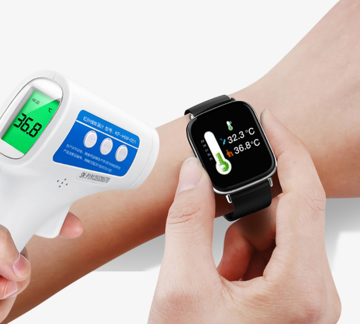 Smartwatch mit Touchscreen und Gesundheitsfunktionen
