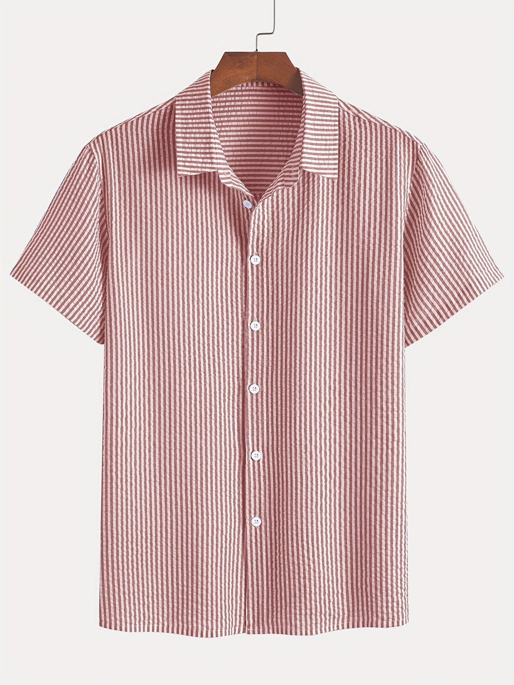 Retro Plaid Kurzarmhemd für Herren