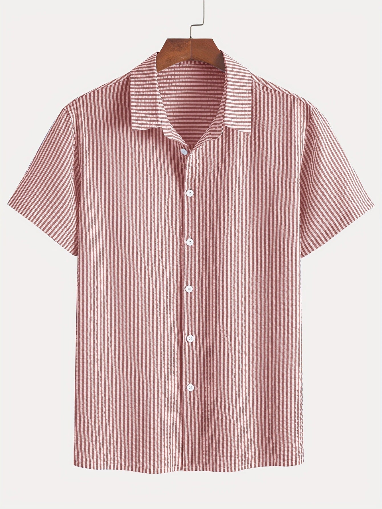 Retro Plaid Kurzarmhemd für Herren