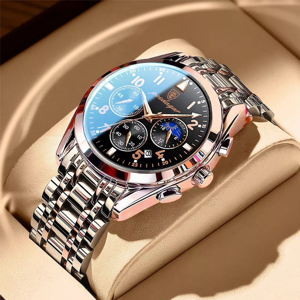 Multifunktions-Herrenuhr Wasserdicht Leuchtend – Bild 4 | LuxeStyle