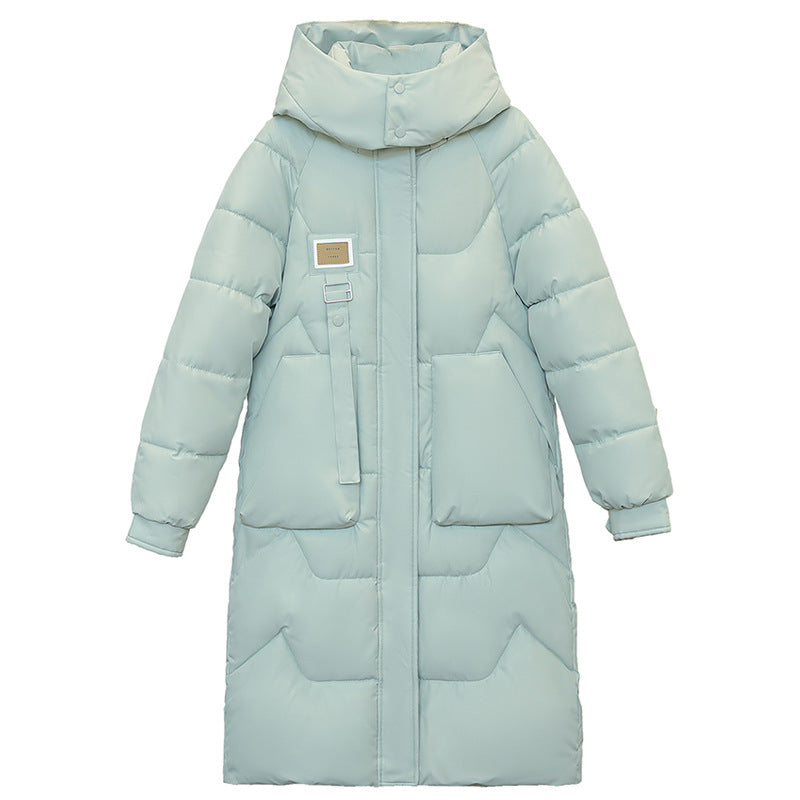 Gepolsterte Daunenjacke mit Kapuze – Bild 3 | LuxeStyle