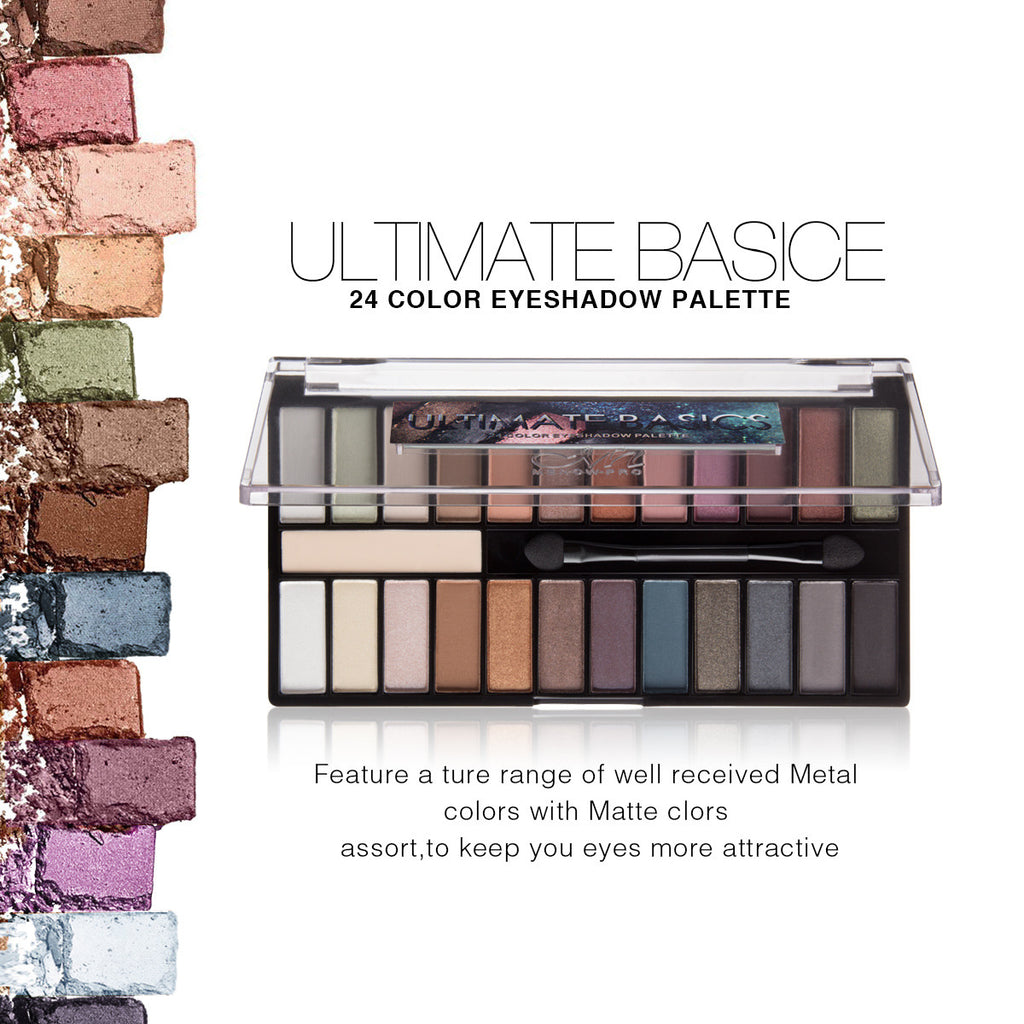 Lidschatten-Palette – 24 matte & schimmernde Farben – Bild 1 | LuxeStyle