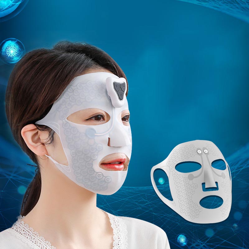 Elektrische Gesichtsmaske mit Massagefunktion