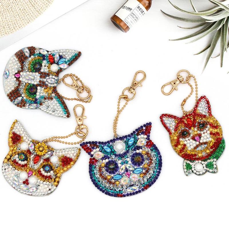 DIY Diamond Painting Schlüsselanhänger Katze – Bild 5 | LuxeStyle