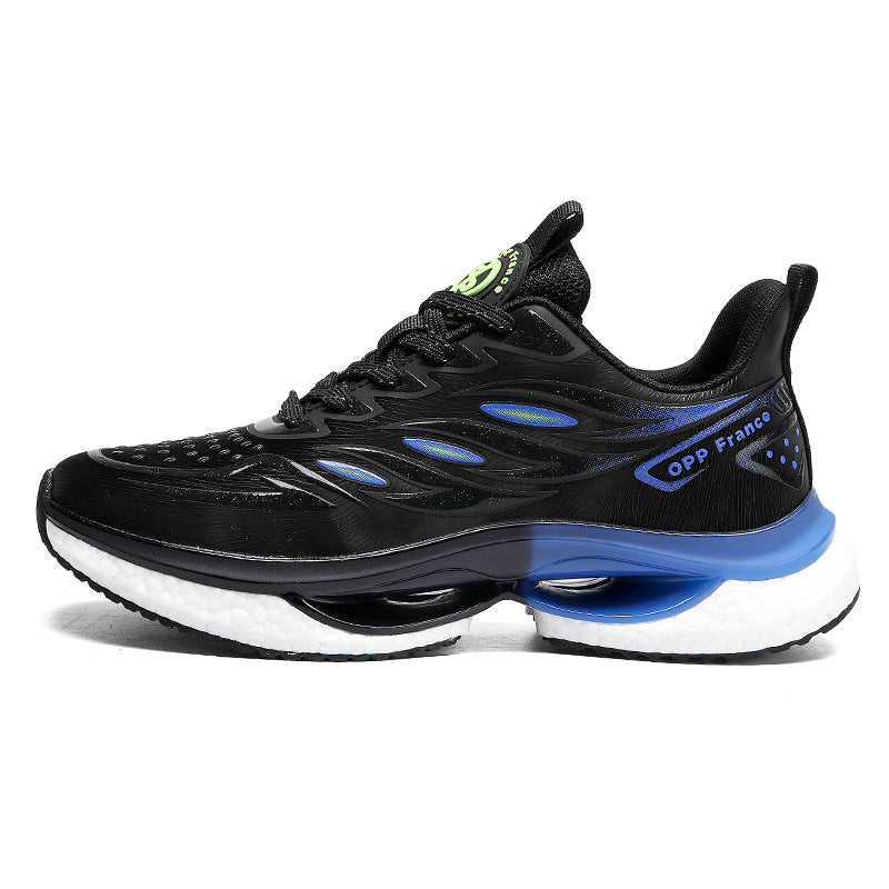Sneaker aus Leder mit runder Zehenkappe – Bild 8 | LuxeStyle