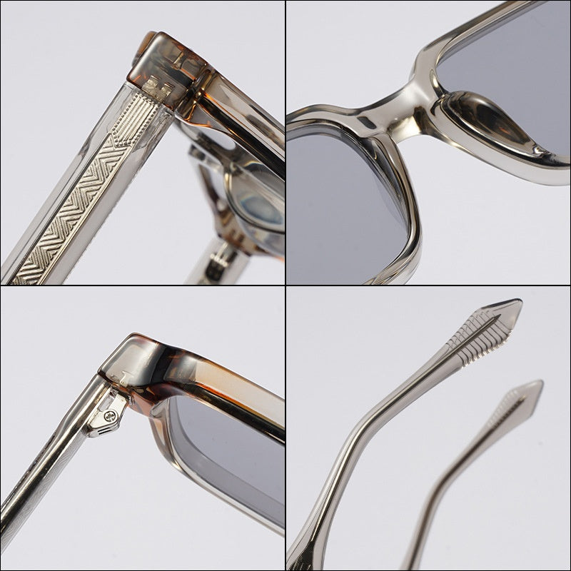 UV400 Sonnenbrille mit dickem Rahmen – Ansicht 6