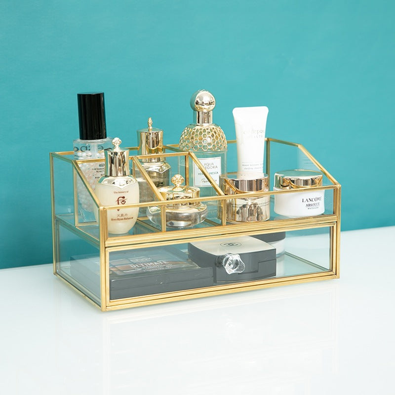 Nordische Glas-Aufbewahrungsbox für Kosmetik – Bild 2 | LuxeStyle