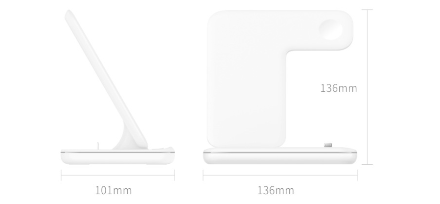 3-in-1 Wireless Ladestation für Apple & Android