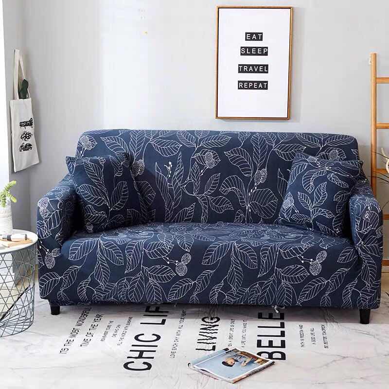 Elastischer Sofabezug in Blau – Bild 3 | LuxeStyle