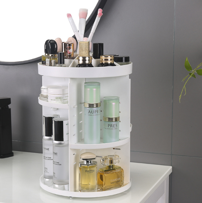 360° drehbarer Make-up Organizer aus Acryl – Bild 8 | LuxeStyle