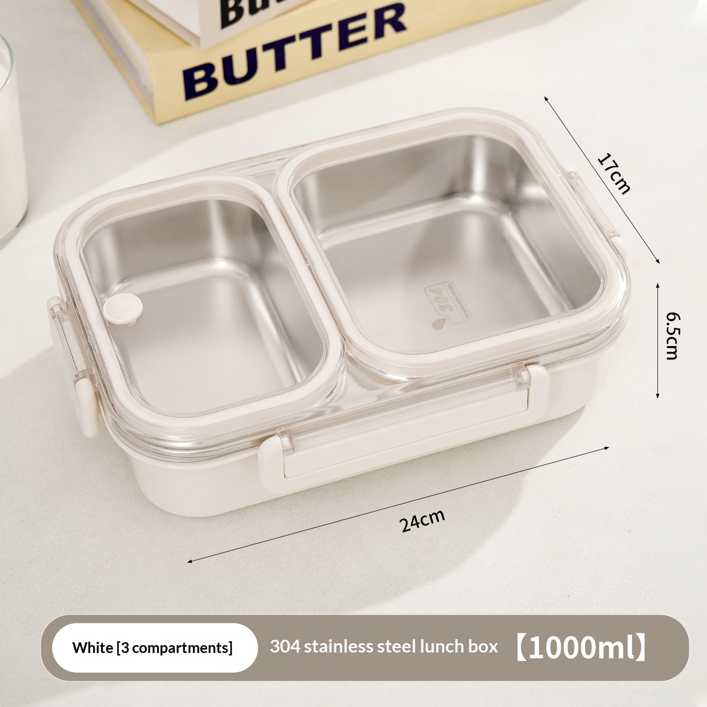Aroma-dichte Bento Box aus Edelstahl