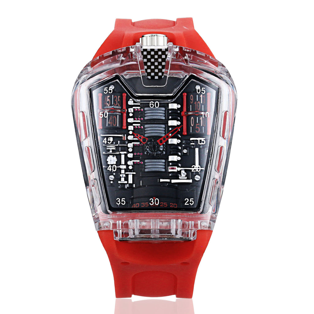 Quarzuhr mit Silikonarmband | LuxeStyle