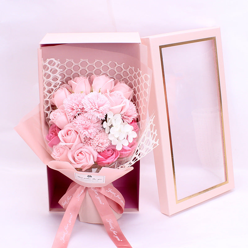 Rosen-Seifenblumen-Bouquet Geschenkbox – Bild 6 | LuxeStyle