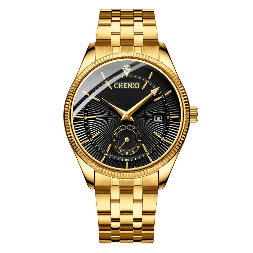 Paar-Quarzuhr mit Edelstahlband | LuxeStyle