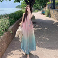 Ombre A-Linien Strandkleid – Bild 7 | LuxeStyle