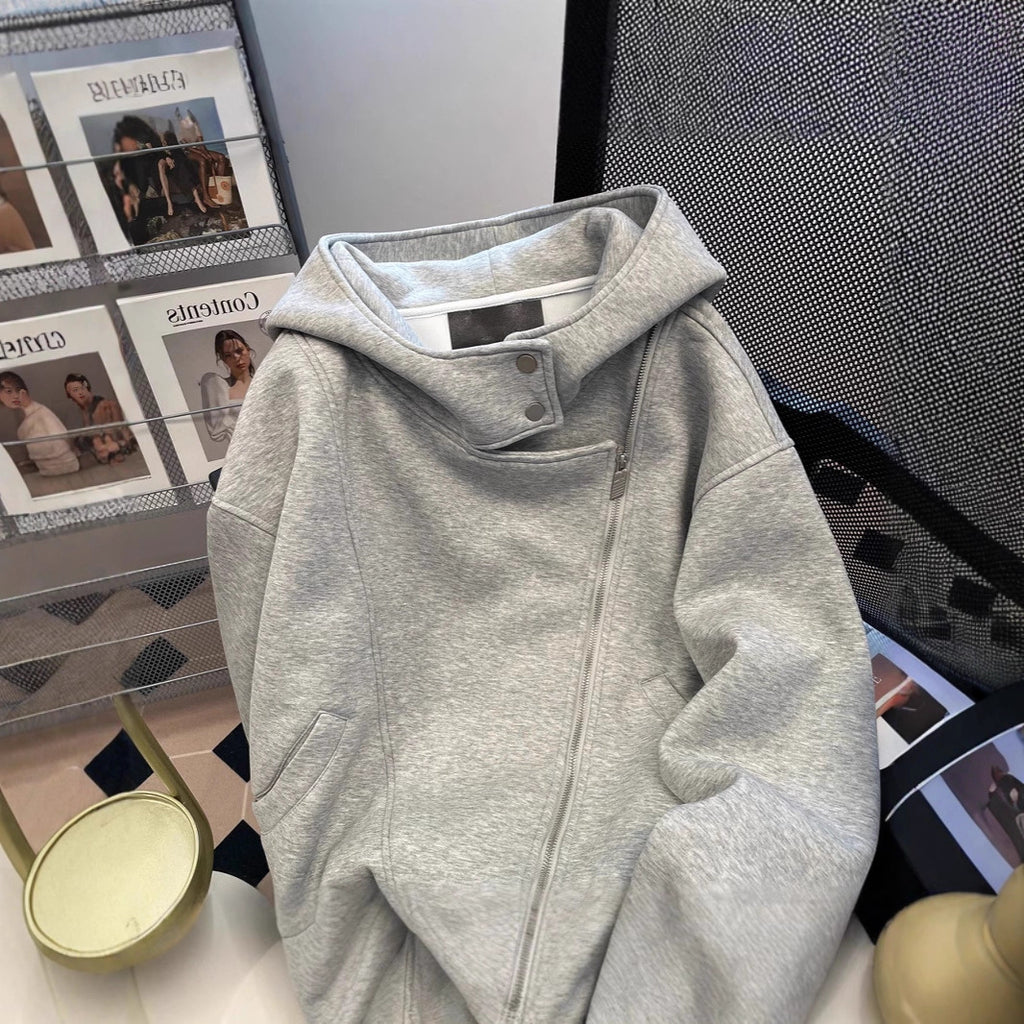 Zip-Up-Hoodie mit Doppelschnur