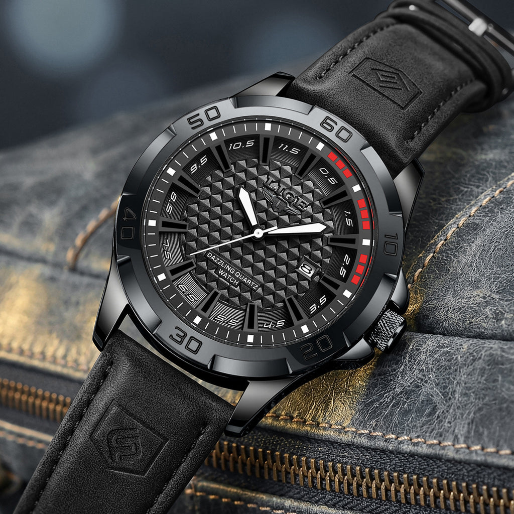 Herrenuhr mit grosser Zifferblatt