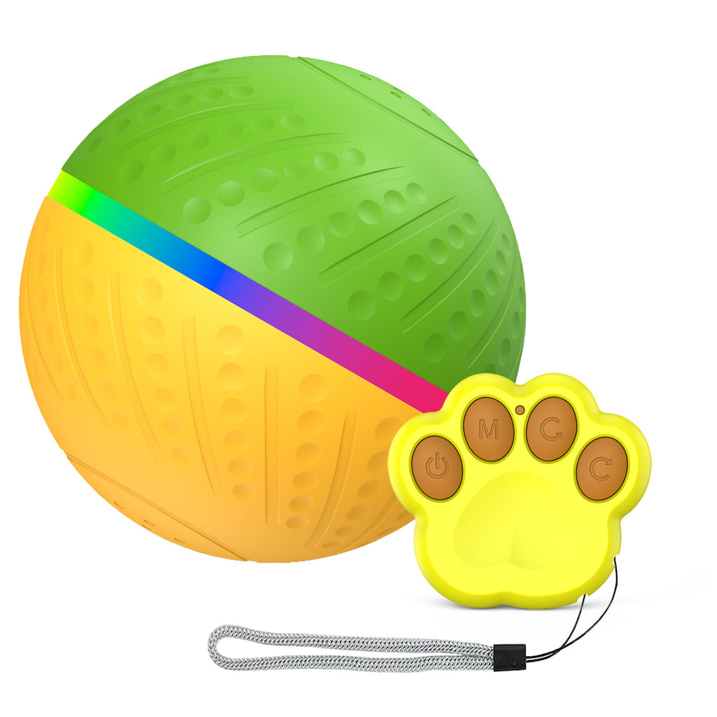 Interaktiver Spielball für Haustiere mit Fernbedienung