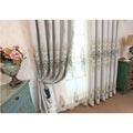 Stickierter Vorhangstoff – Baumwolle, Polyester, Samt | LuxeStyle