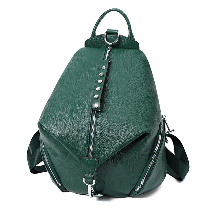 Diebstahlsicherer Geneva Rucksack aus Leder – Bild 8 | LuxeStyle