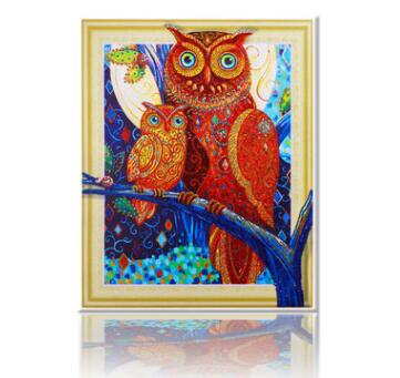 Diamond Painting „Eulenfamilie“ – Bild 2 | LuxeStyle