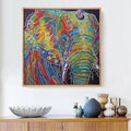 Diamond Painting: Bunter Elefant (30x30 cm) | LuxeStyle
